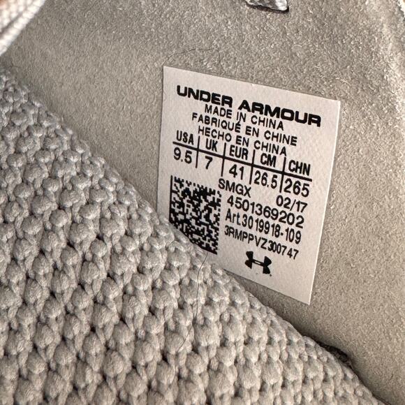 Under Armour Threadborne Shift Gray Women's Size 9.5 READ - Picture 12 of 12